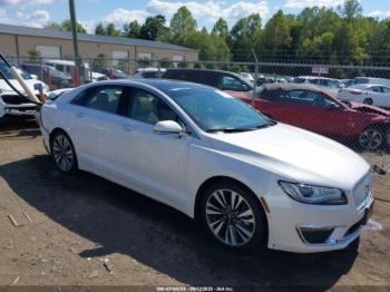  Salvage Lincoln MKZ Hybrid