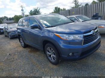  Salvage Toyota Highlander