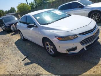  Salvage Chevrolet Malibu