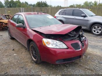  Salvage Pontiac G6