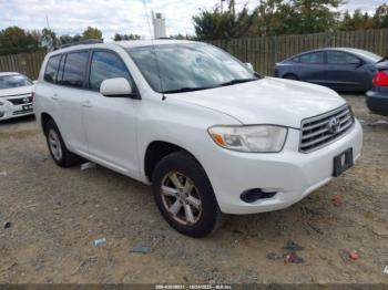  Salvage Toyota Highlander
