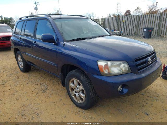  Salvage Toyota Highlander