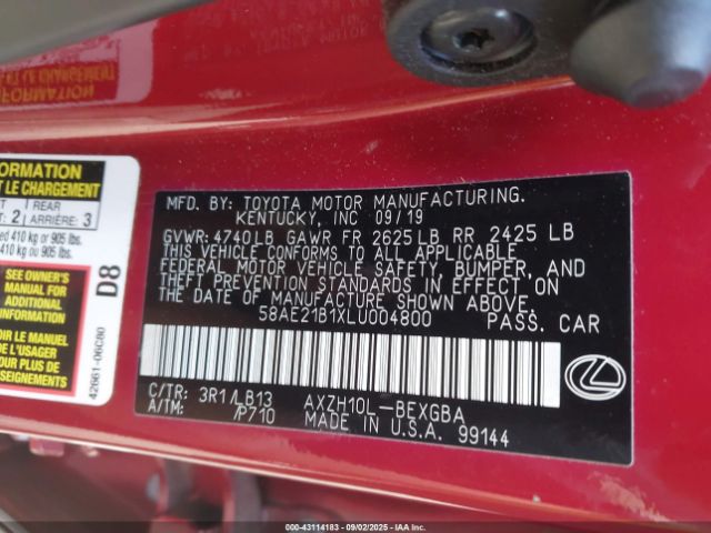 Lexus Es Luxury Image 9