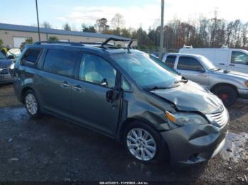  Salvage Toyota Sienna