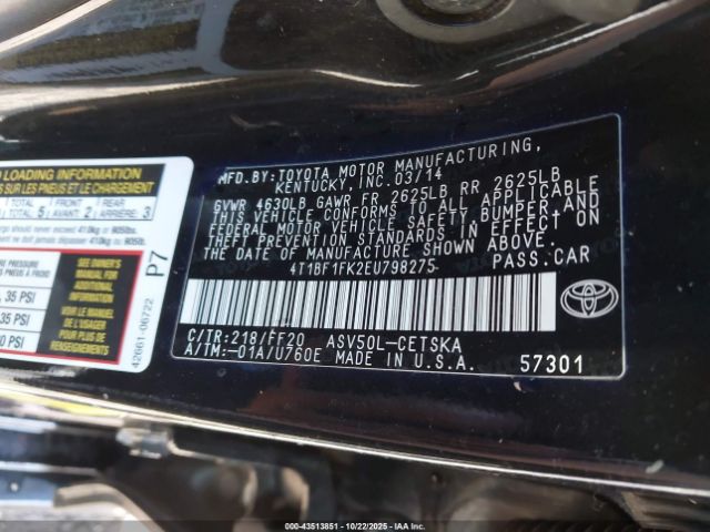 Toyota Camry Se Image 3