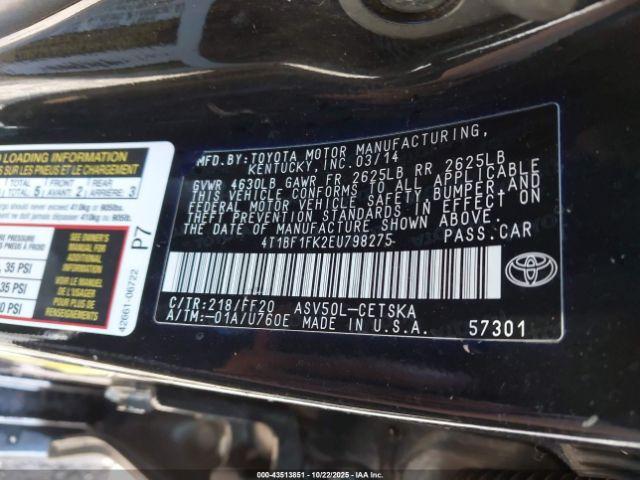 Toyota Camry Se Image 3