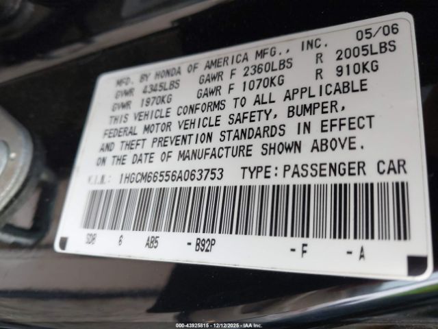 Honda Accord 3.0 Ex Image 10