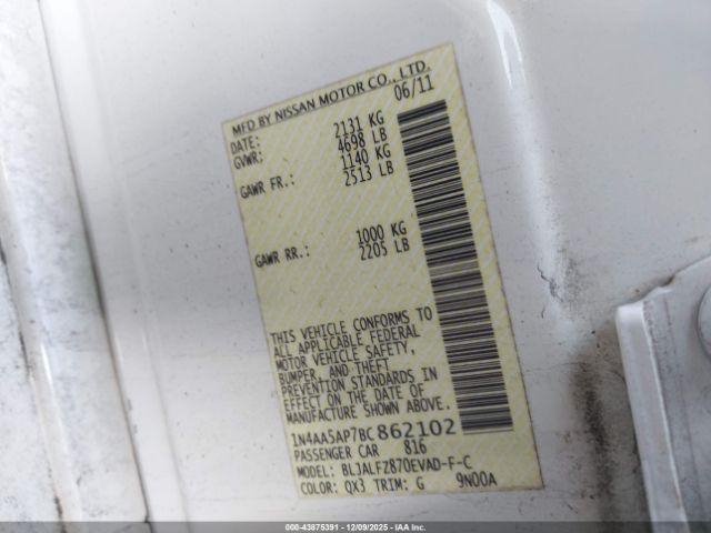 Nissan Maxima 3.5 Sv Image 2