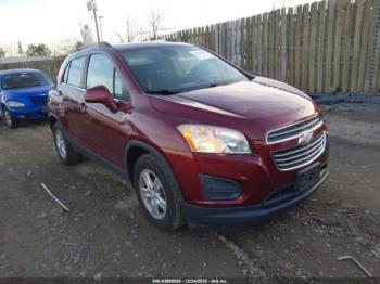  Salvage Chevrolet Trax