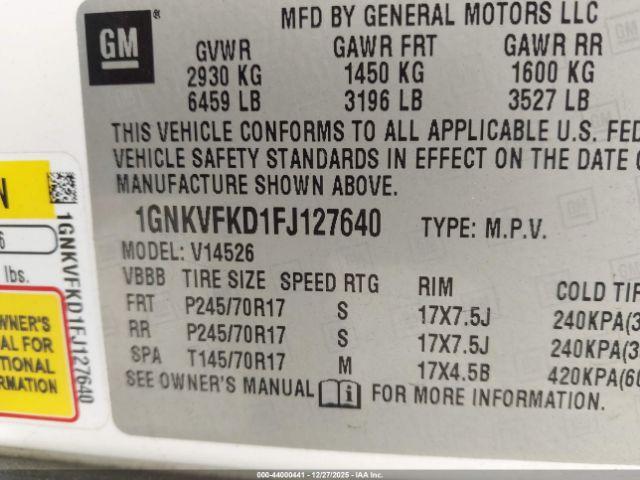 Chevrolet Traverse Ls Image 7