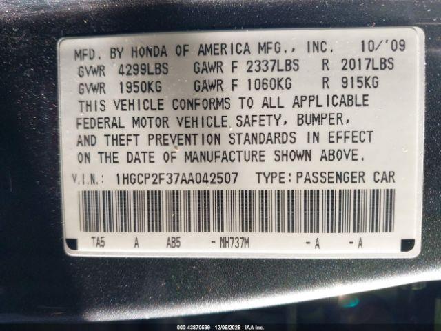 Honda Accord 2.4 Lx Image 12