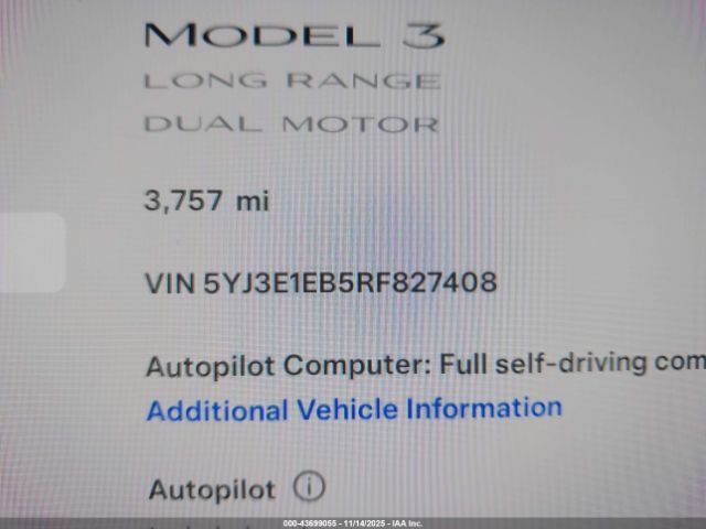 Tesla Model 3 Long Range Dual Motor All-wheel Drive Image 6
