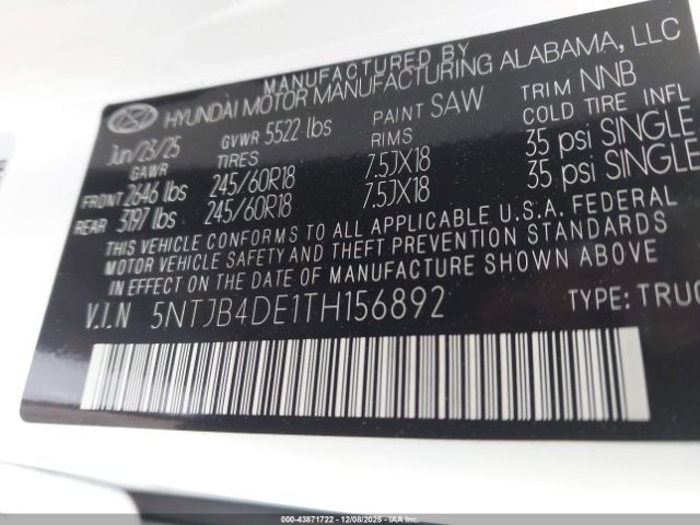 Hyundai SANTA CRUZ Sel Image 6