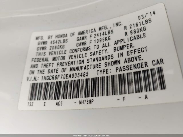 Honda Accord Touring Image 4