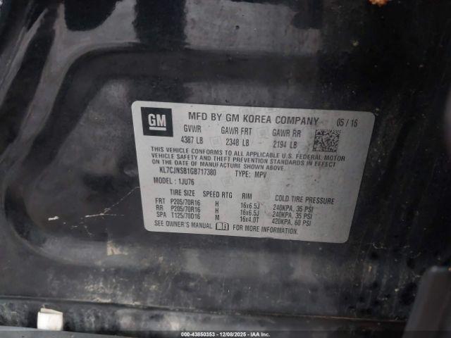 Chevrolet Trax 1ls Image 9