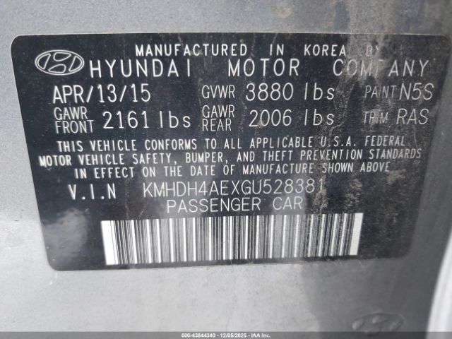 Hyundai ELANTRA Se Image 12