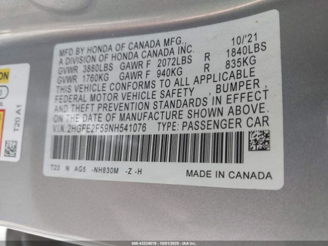 Honda Civic Sport Image 11