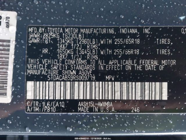 Toyota Grand Highlander Hybrid Xle Image 20