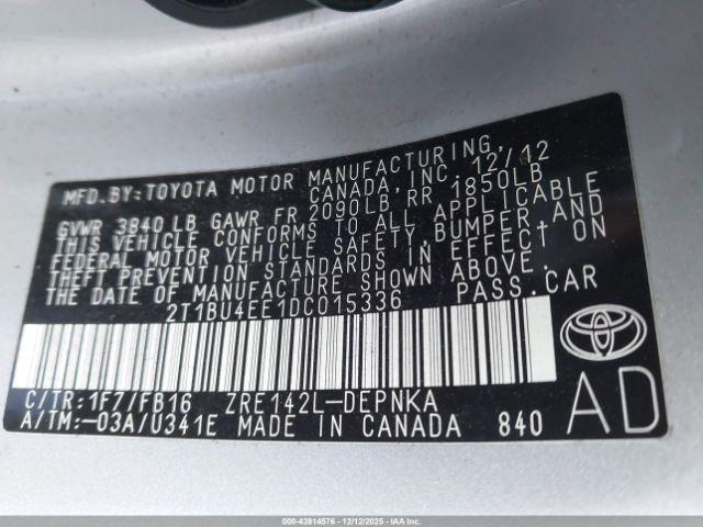 Toyota Corolla Le Image 9