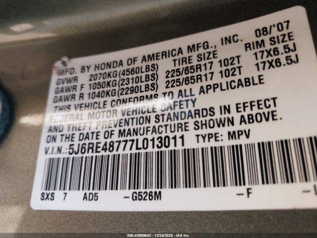 Honda CR-V Ex-l Image 11