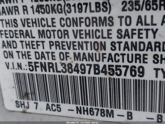 Honda Odyssey Ex Image 7