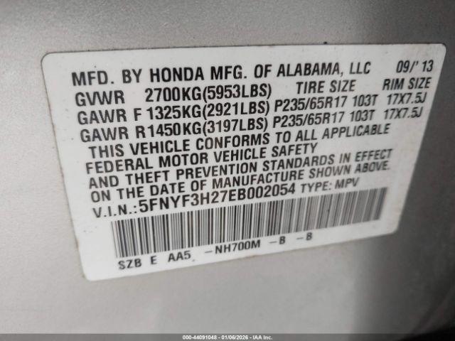 Honda Pilot Lx Image 3