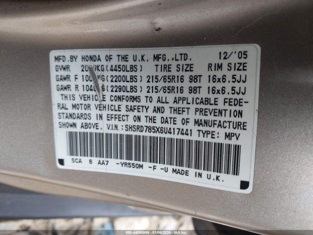 Honda CR-V Lx Image 6