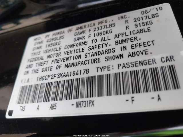 Honda Accord 2.4 Lx Image 3