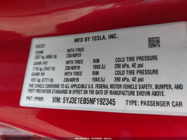 Tesla Model 3 Long Range Dual Motor All-wheel Drive Image 8