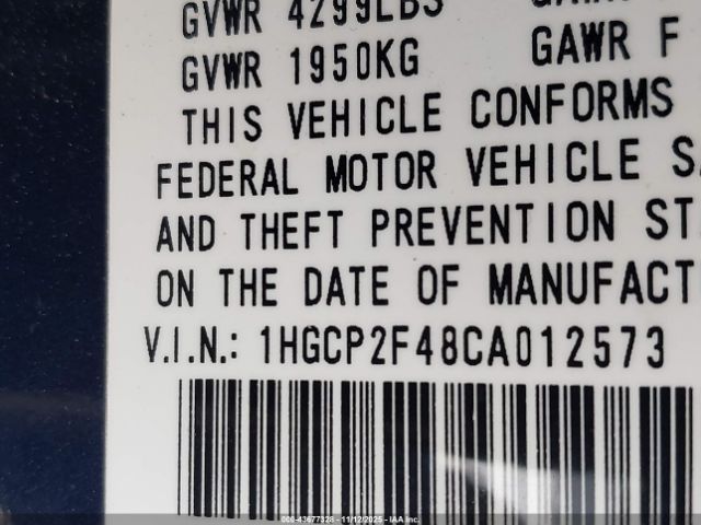 Honda Accord 2.4 Lx-p Image 9