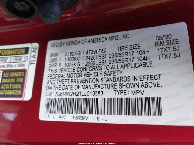 Honda CR-V Awd Lx Image 6