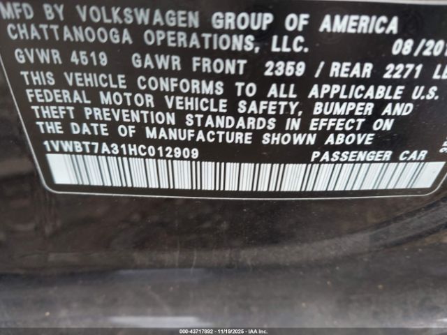 Volkswagen Passat 1.8t Se Image 10