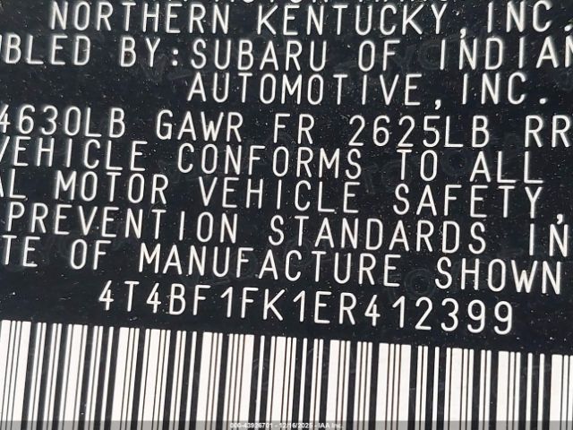 Toyota Camry Xle Image 5