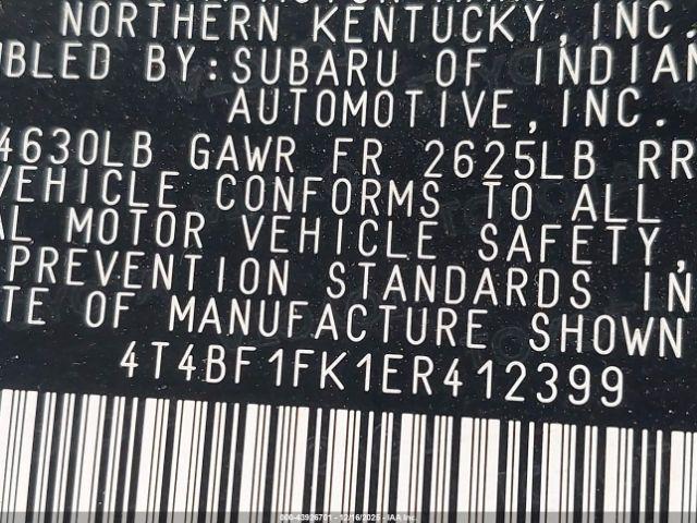 Toyota Camry Xle Image 5