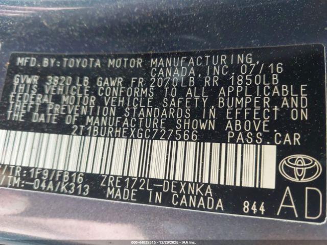 Toyota Corolla Le Image 9