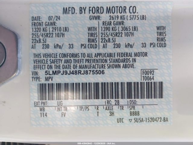 Lincoln Nautilus Black Label Image 14