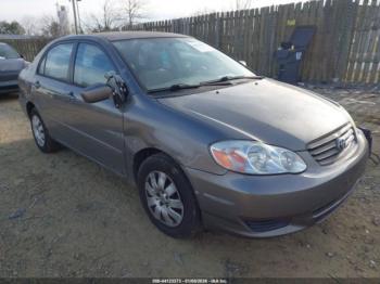  Salvage Toyota Corolla