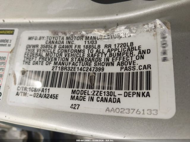 Toyota Corolla Le Image 10