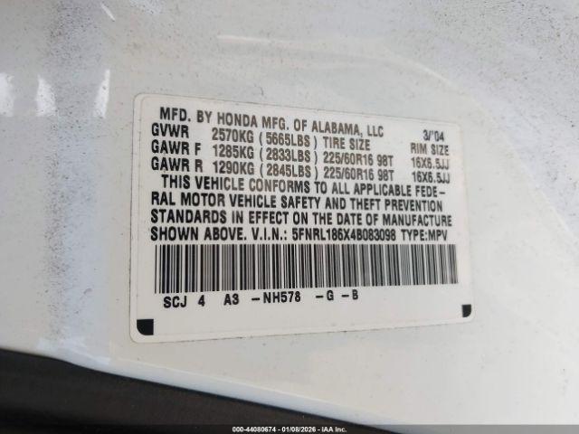 Honda Odyssey Ex Image 5